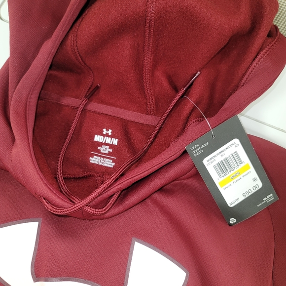 UNDER ARMOUR Womens Fleece hoodie NEW!! - Picture 4 of 9